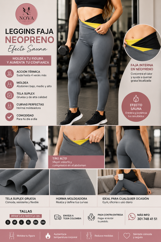 BIKER FAJA EN NEOPRENO - EFECTO MOLDEADOR