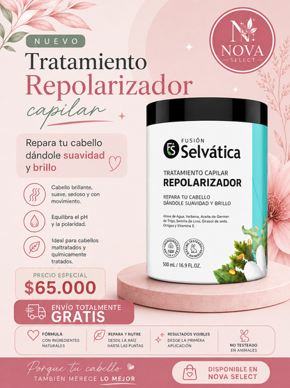 TRATAMIENTO REPOLARIZADOR CAPILAR - FUSIÓN SELVÁTICA 500 ml