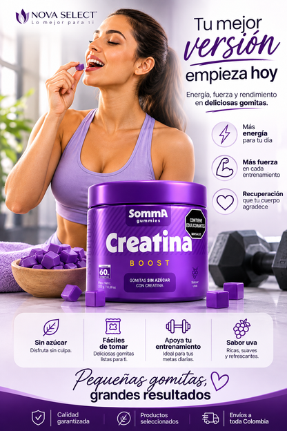 GOMITAS DE CREATINA - SABOR UVA
