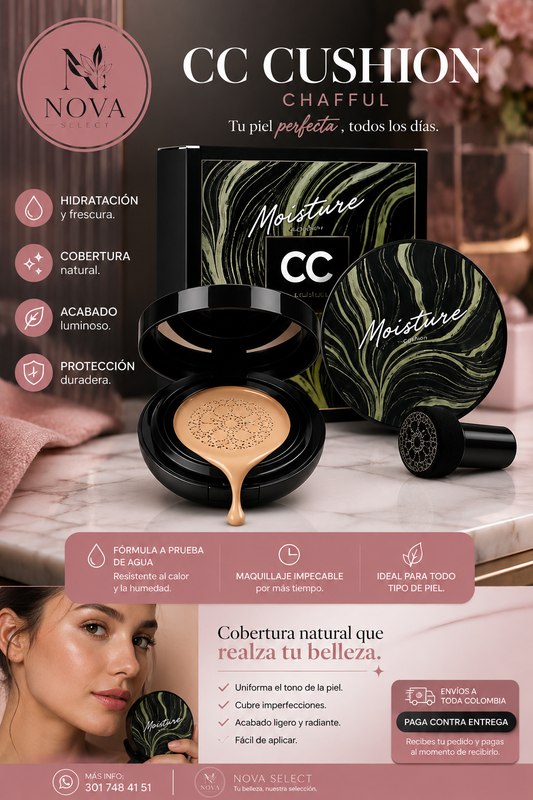 BASE DE MAQUILLAJE CC Cushion CHAFFUL