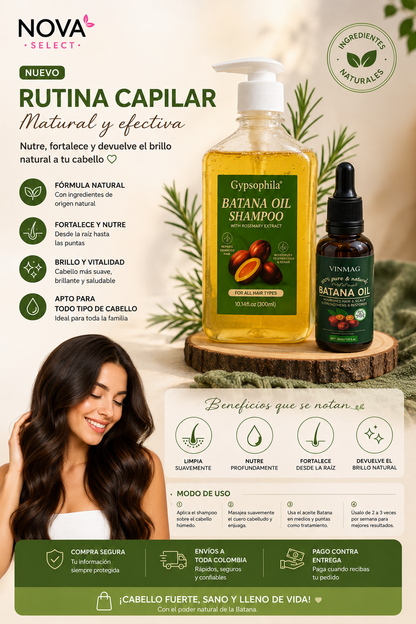 SHAMPOO + ACEITE DE BATANA - COMBO