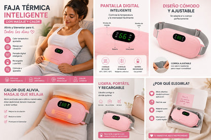 Cinturon Almohadilla Dolor Colicos
