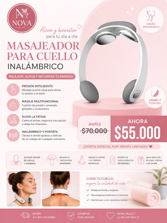 Masajeador Manual de Cuello y Hombros
