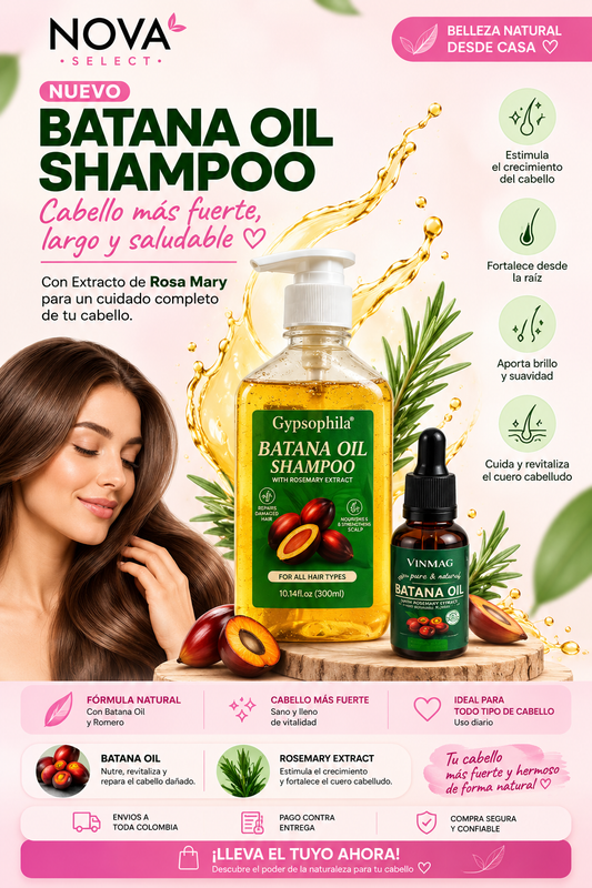 SHAMPOO + ACEITE DE BATANA - COMBO